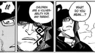 Dragon and Kuma's conversation about Dragon's son (Image via Shueisha)